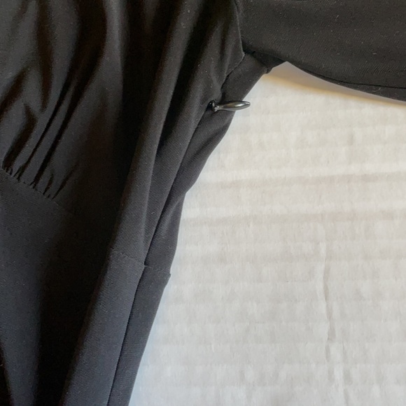 LAUNDRY By ShELLI SEGAL Women Black A-Line Dress Size 0 - Picture 6 of 14